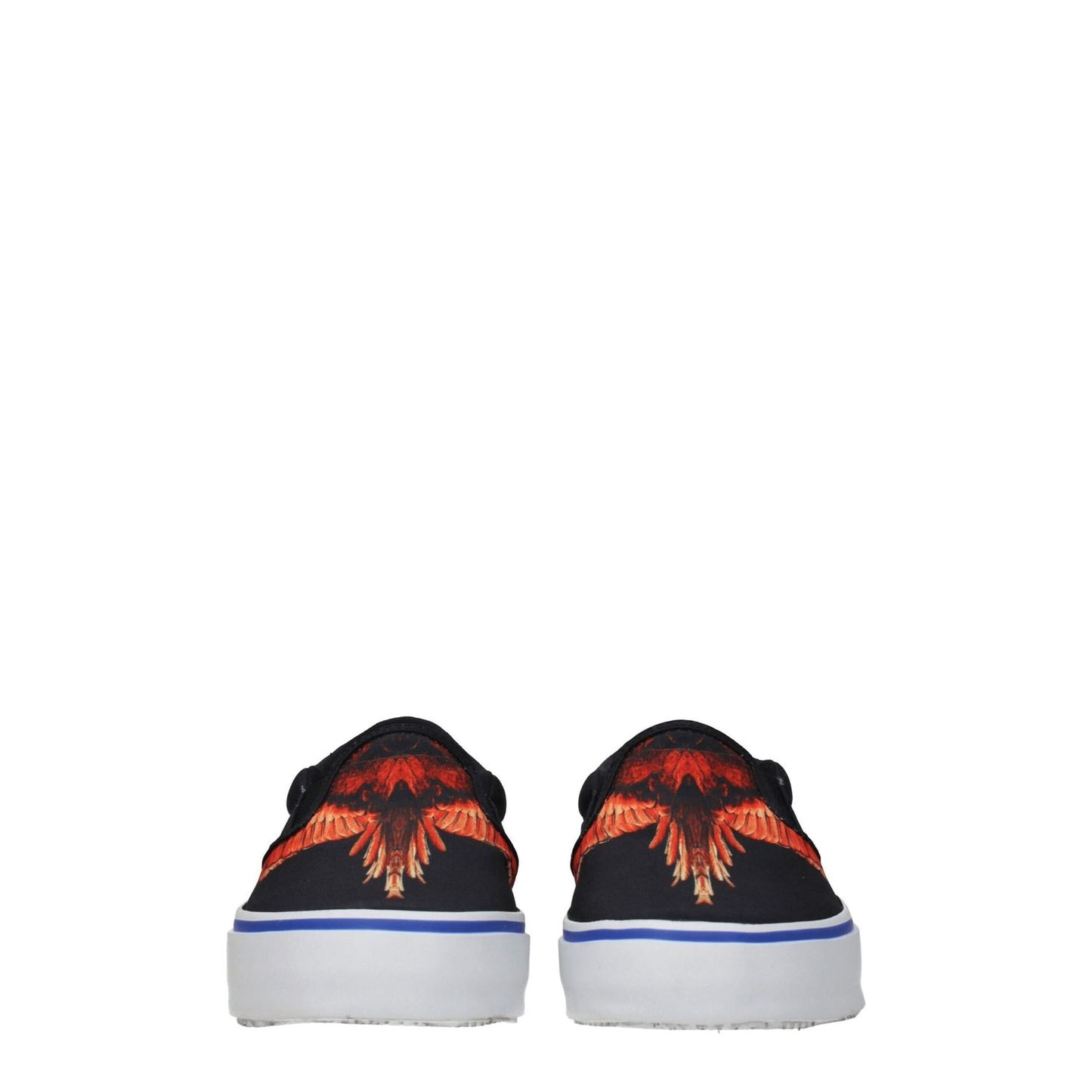 Marcelo Burlon Black Fabric Slip-On Loafers Marcelo Burlon