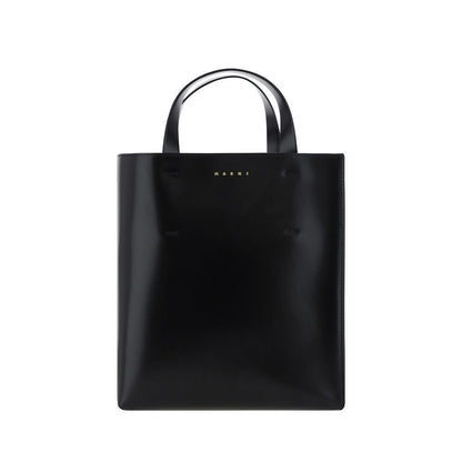 Marni Black Calf Leather Bos Taurus Handbag Marni