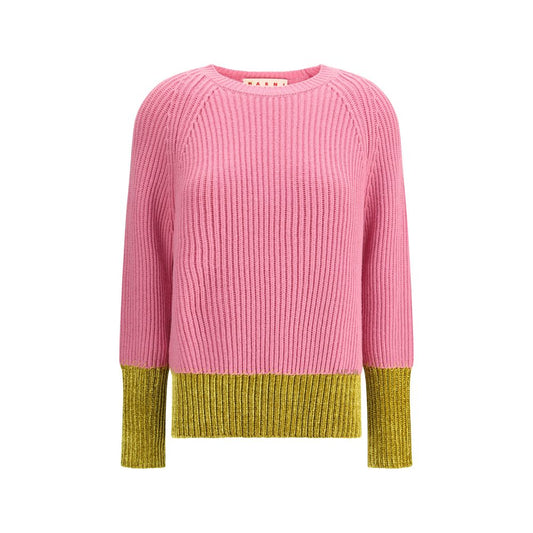 Marni Multicolor Fleece Wool Sweatshirt Marni