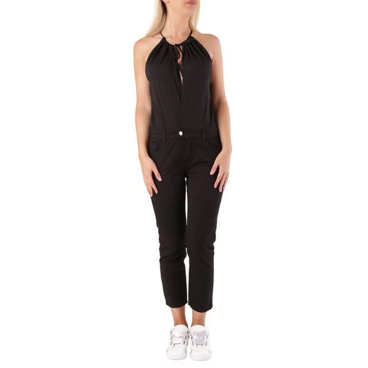 Met Black Cotton Jumpsuit 1728,67400106144,Black,Jumpsuits - Jumpsuits - Clothing,Met,New with tags,W29,Women