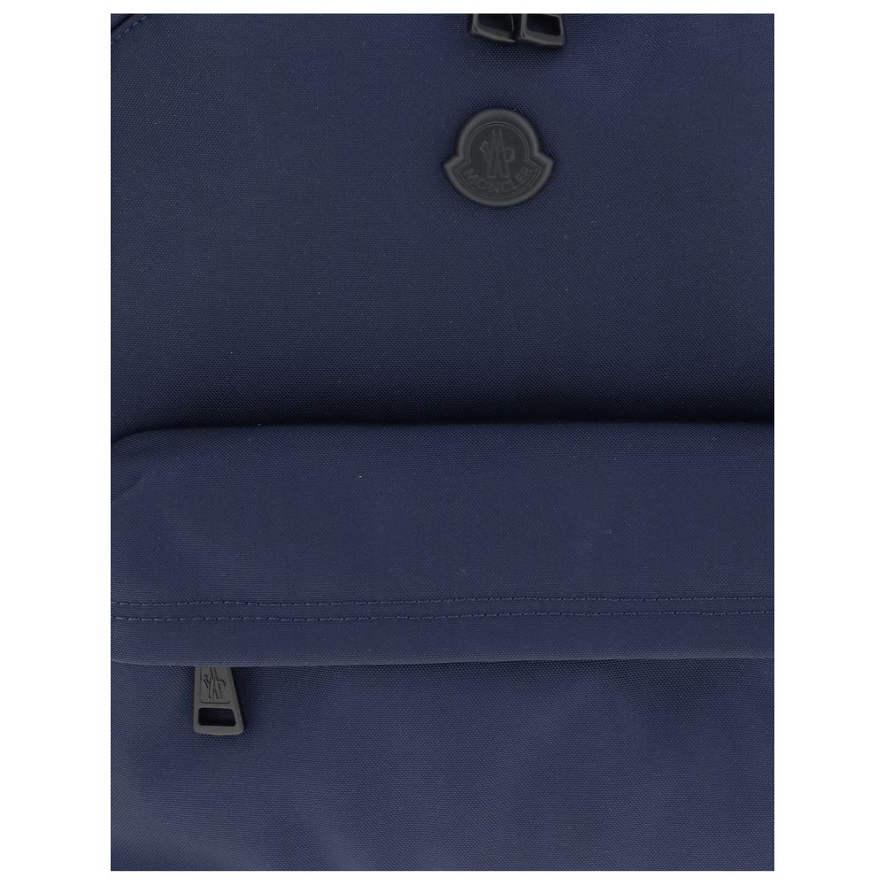 Moncler Blue Nylon Backpack Moncler
