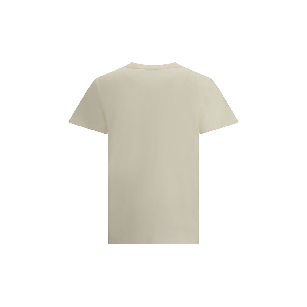 Moncler Cream Cotton T-Shirt Moncler