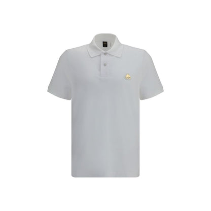 Moose Knuckles White Cotton Polo Shirt Moose Knuckles