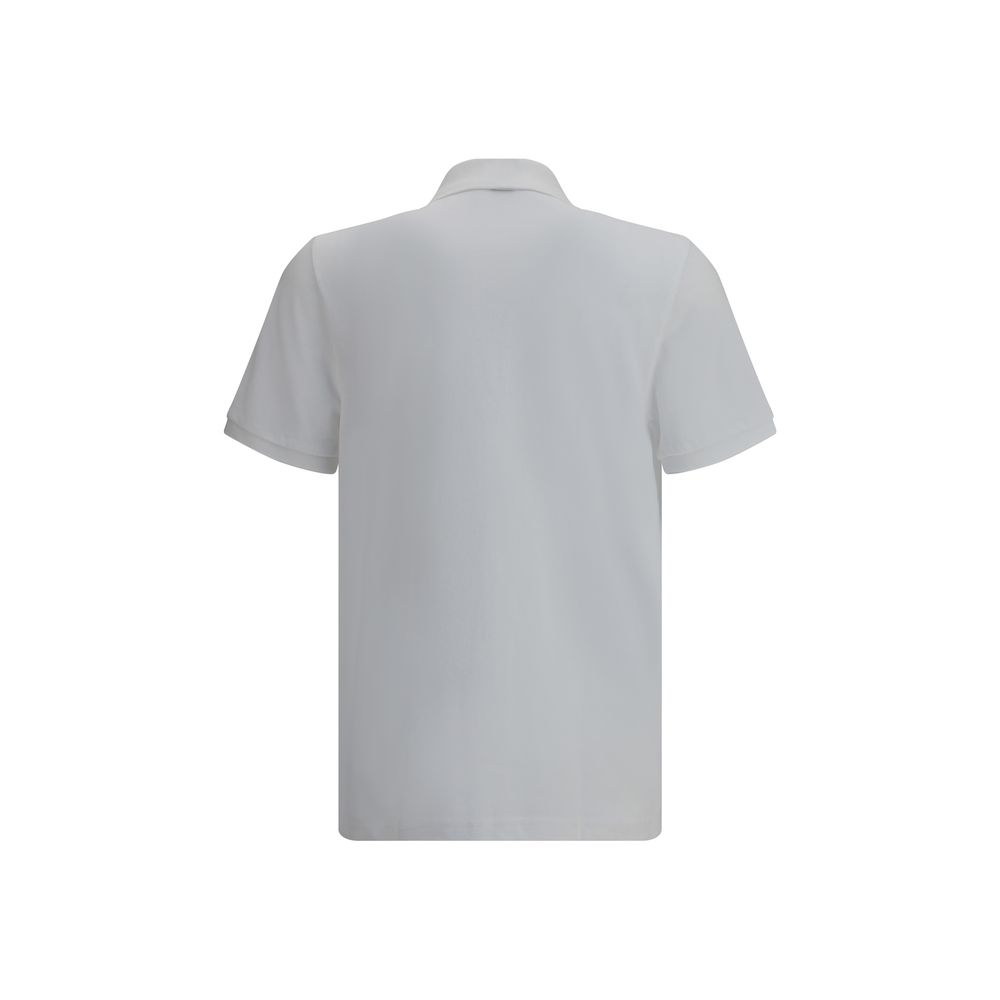 Moose Knuckles White Cotton Polo Shirt Moose Knuckles