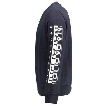 Napapijri Blue Cotton Men's Sweatshirt