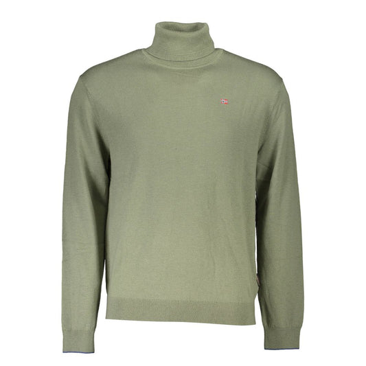 Napapijri Verde Wool Men Sweater Napapijri