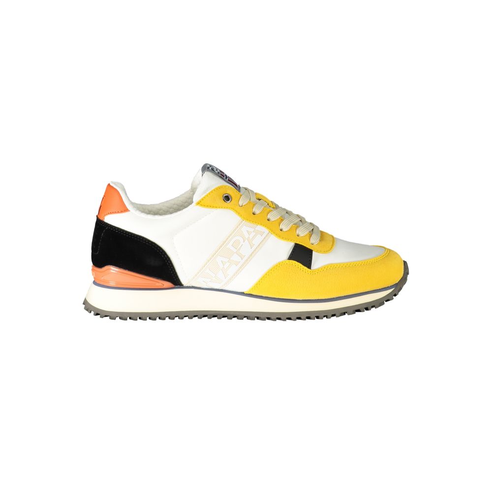 Napapijri Yellow Polyurethane Men Sneaker