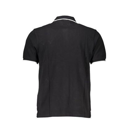 North Sails Black Cotton Men's Polo Shirt