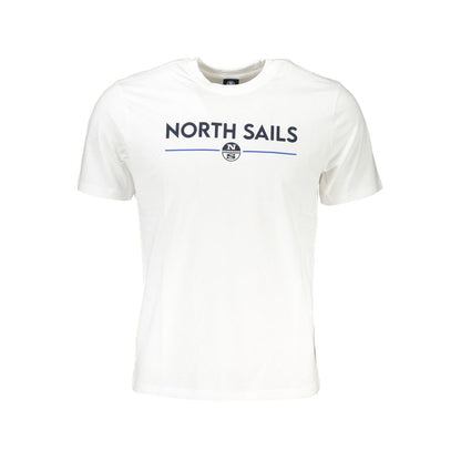 North Sails Bianco Cotton Men T-Shirt