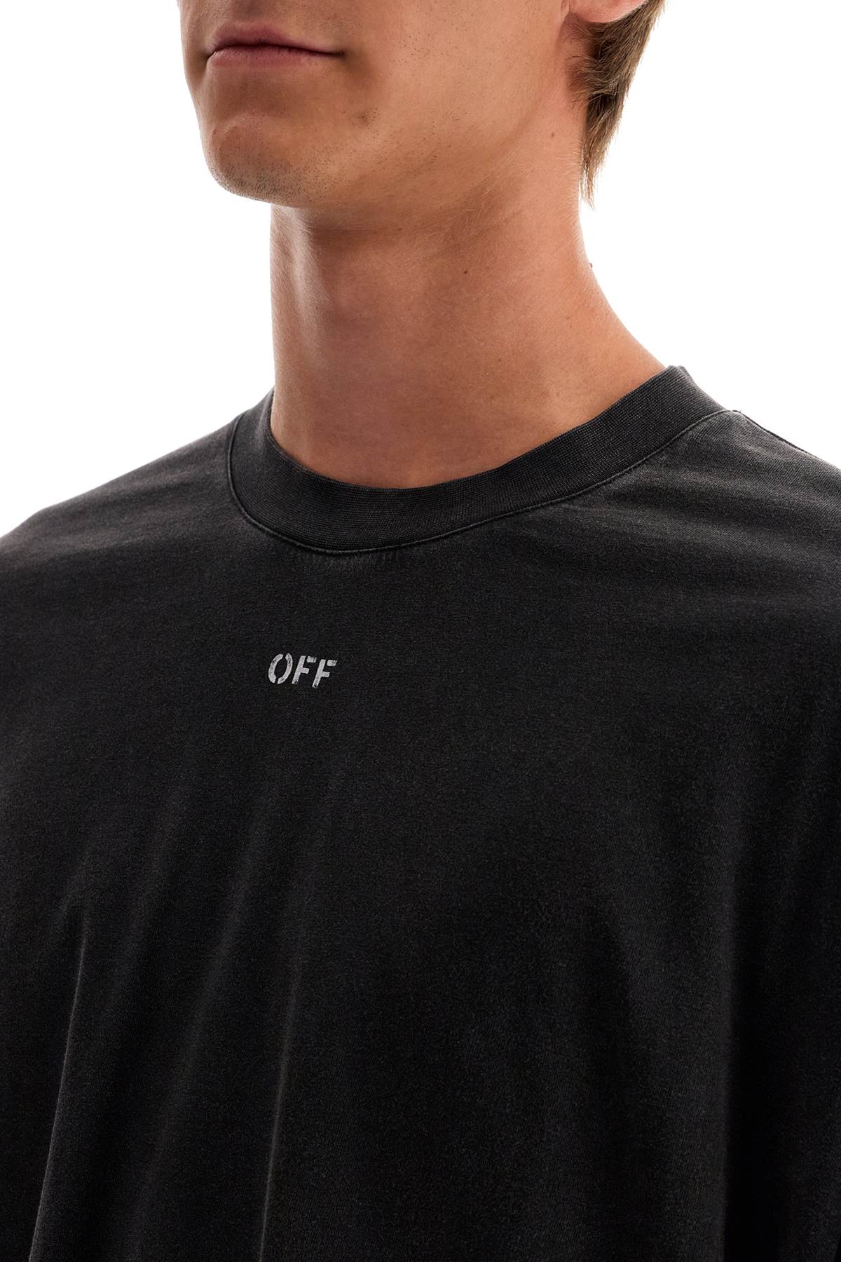 Off-White s  t-shirt with s.m Topwear Off-White