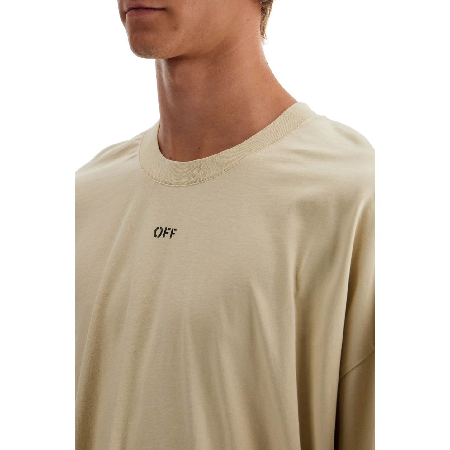 Off White Off-White long sleeve oversized t-shirt Topwear Off White