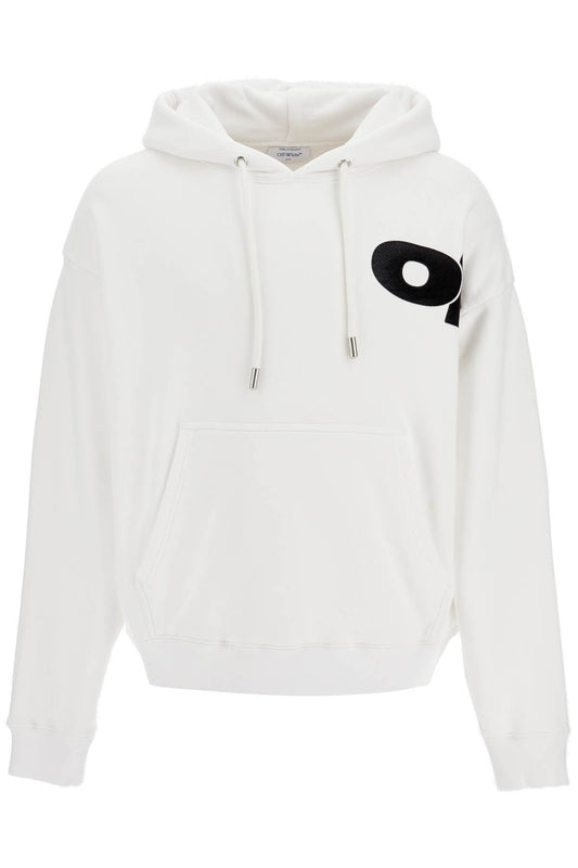 Off-White hooded sweatshirt in French terry cotton