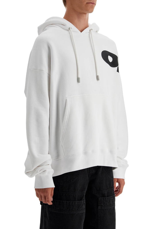 Off-White hooded sweatshirt in French terry cotton