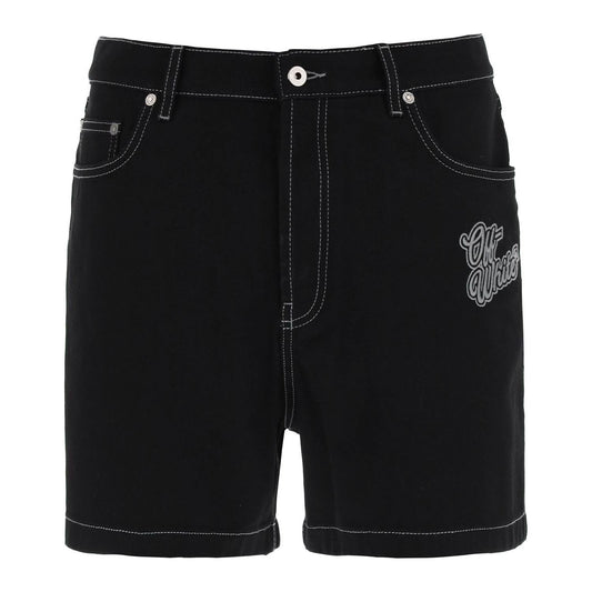 Off-White "denim bermuda shorts Short trousers Off-White