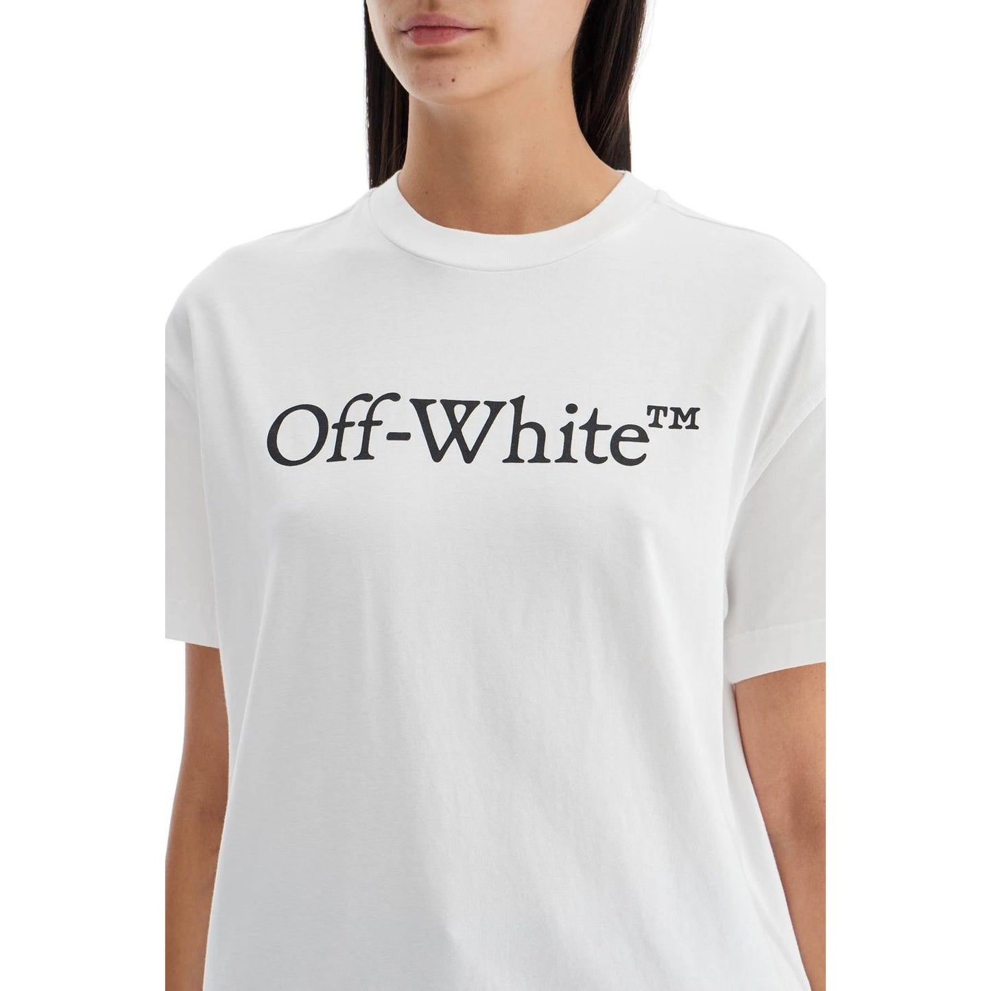 Off White Off-White t-shirt with logo print Topwear Off White