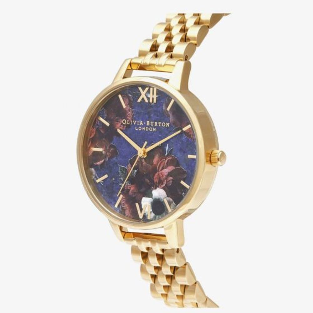 Olivia Burton Gold Stainless Steel Dress Watch