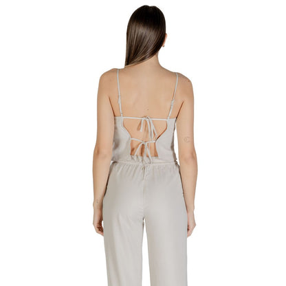 Only Beige Recycled Polyester Top Only