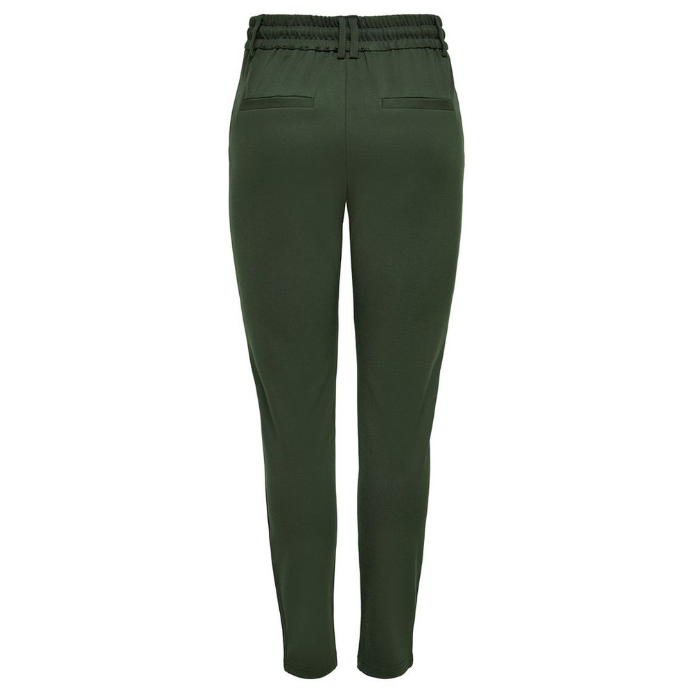 Only Green Viscose Casual Pants Only