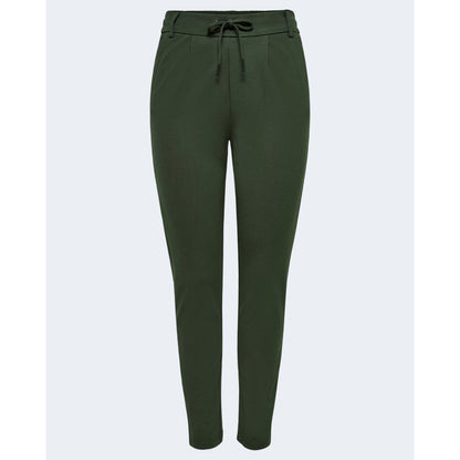 Only Green Viscose Casual Pants Only