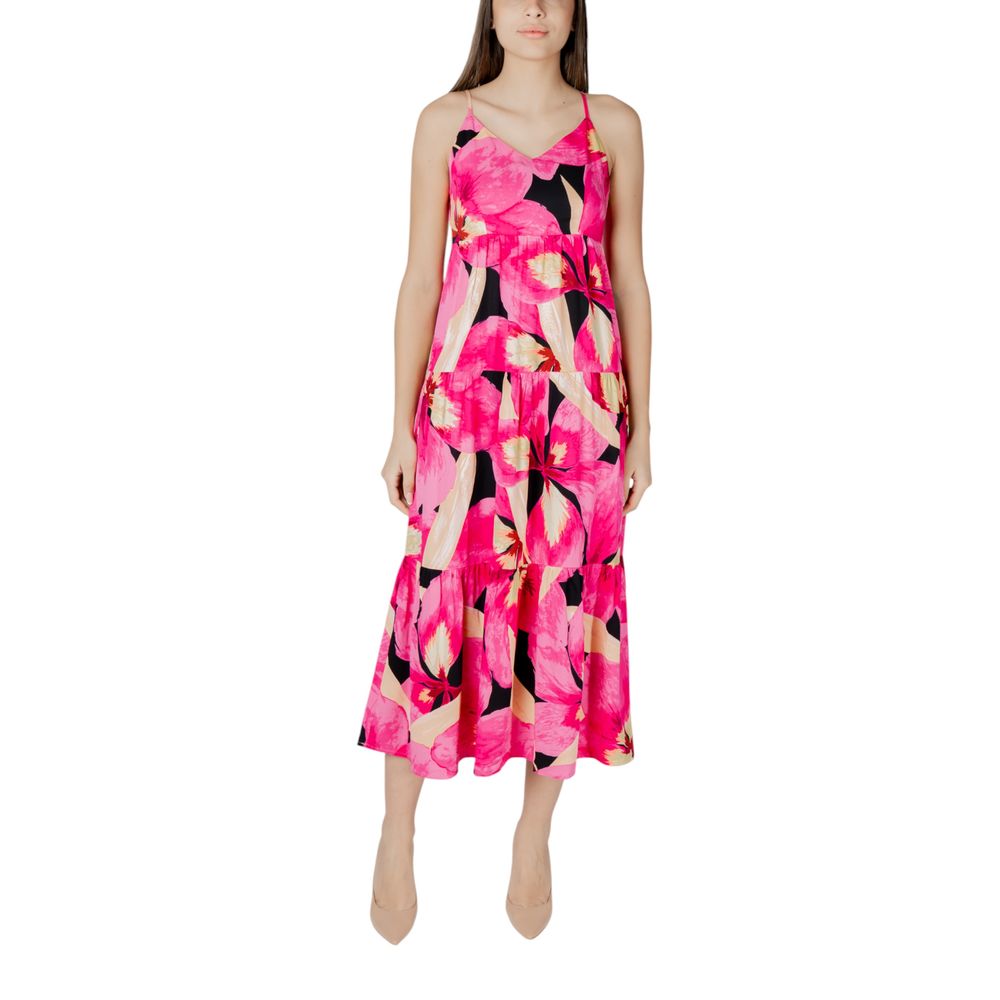 Only Multicolor Viscose Long Dress