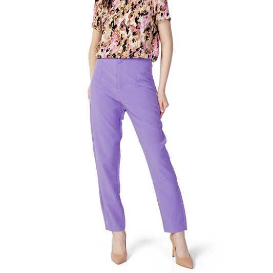 Only Purple Polyester Pants Only