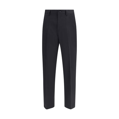 Our Legacy Black Fleece Wool Chino Pants