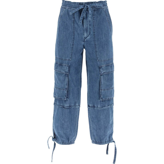 Isabel Marant Etoile ivy cargo pants in washed effect canvas fabric Trousers Isabel Marant Etoile