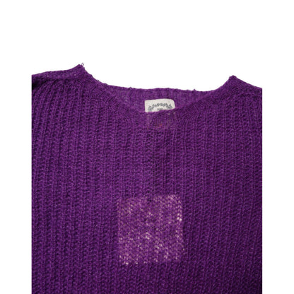 PINK MEMORIES Violet Knitted Long Sleeves Round Neck Sweater