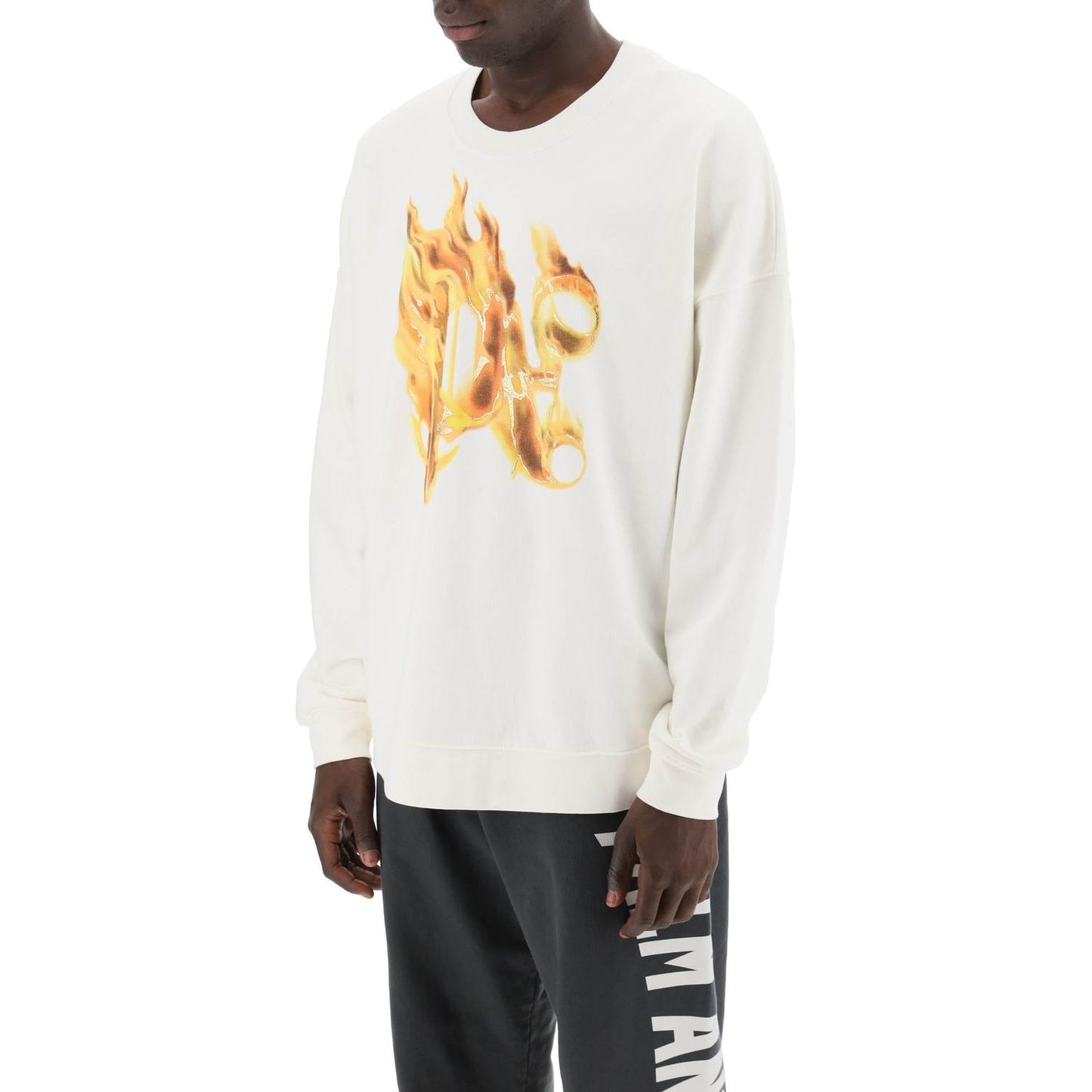 Palm Angels "burning monogram crewneck Topwear Palm Angels