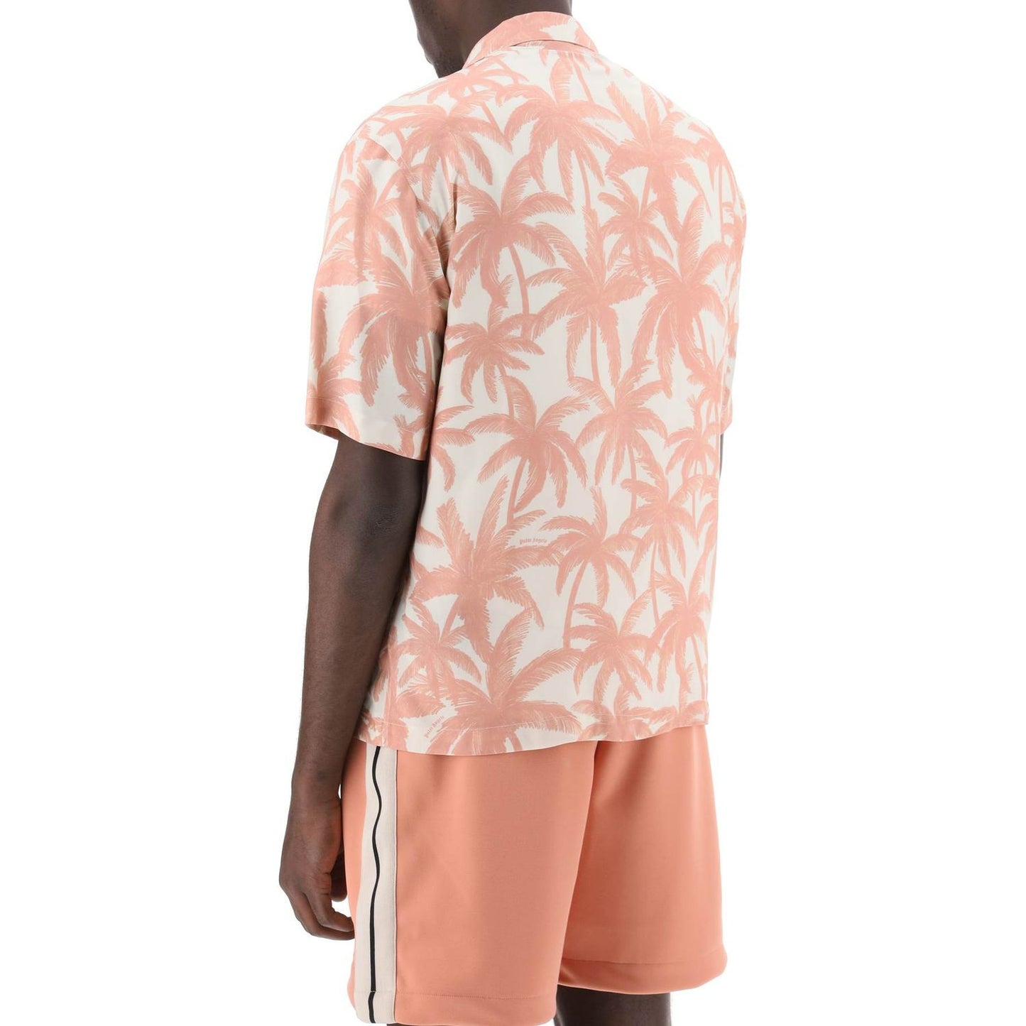 Palm Angels bowling shirt with palms motif Shirts Palm Angels