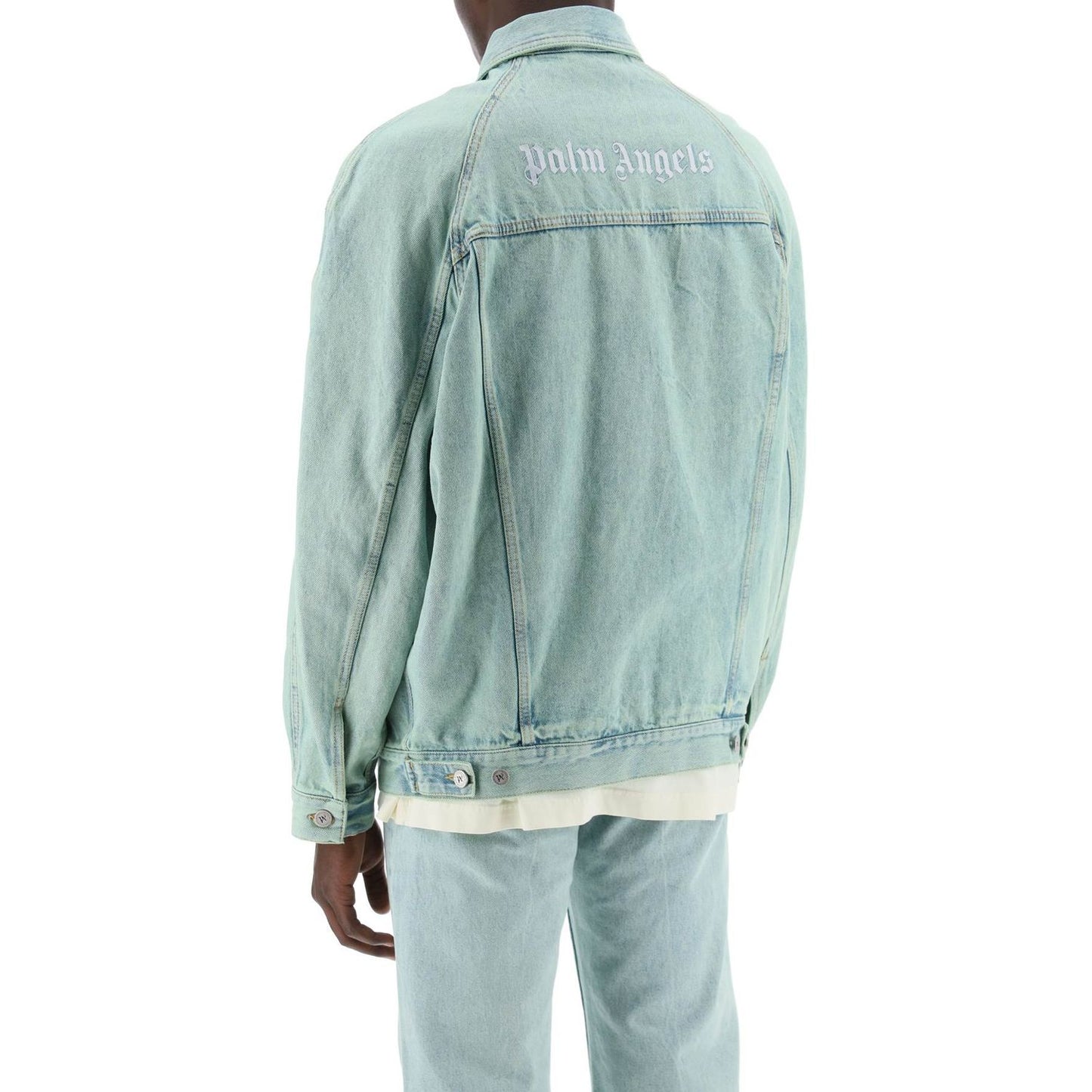 Palm Angels "denim overdye jacket Jackets Palm Angels