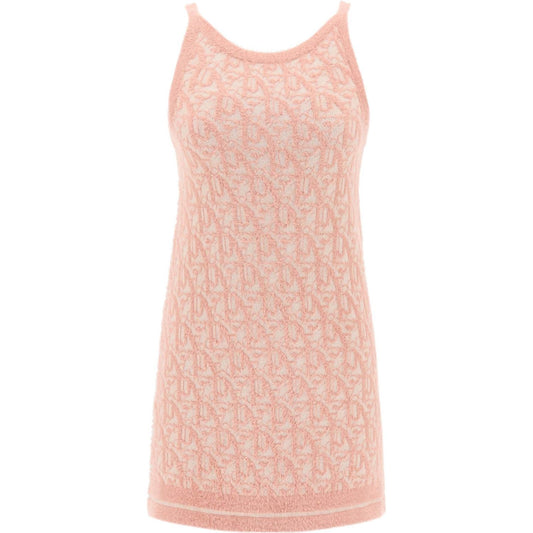 Palm Angels monogram knitted mini dress Dresses Palm Angels