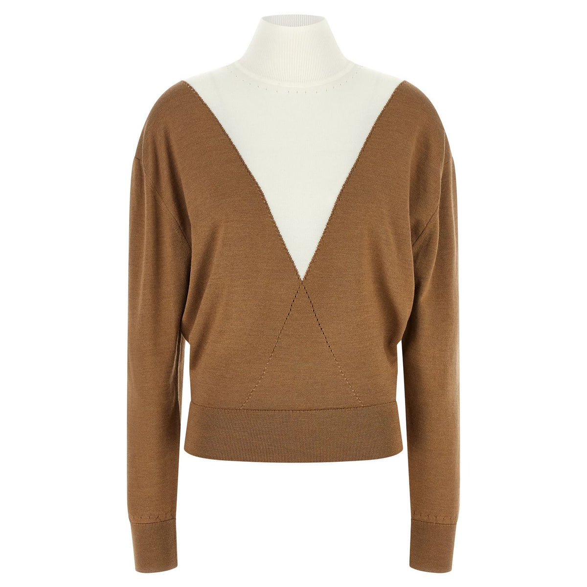 Paco Rabanne Beige Virgin Wool Cardigan