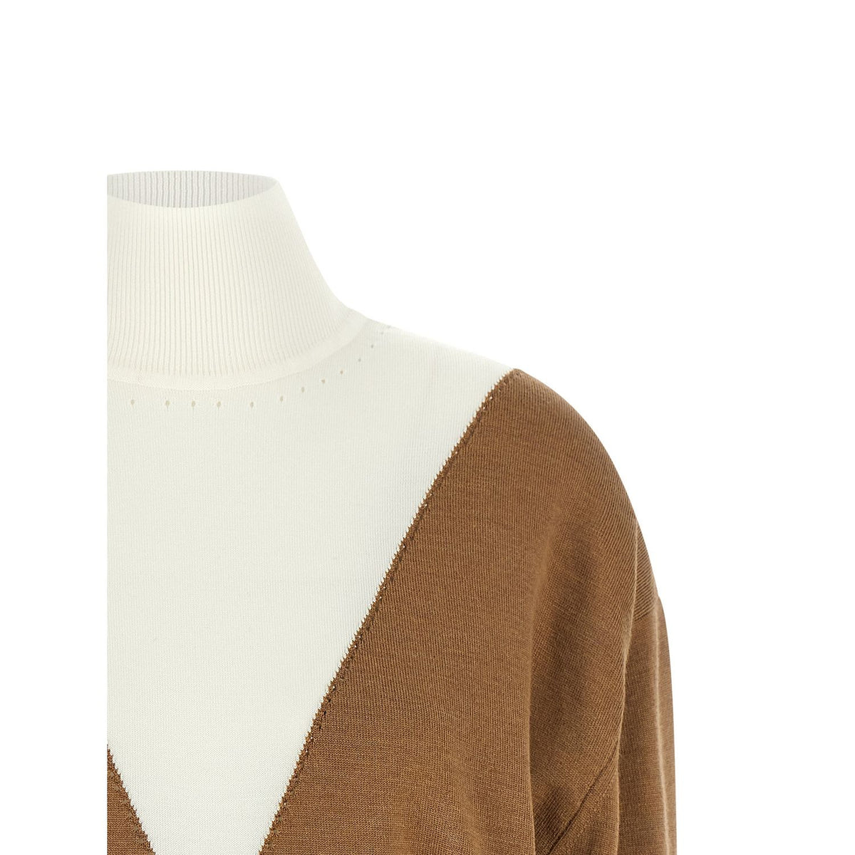 Paco Rabanne Beige Virgin Wool Cardigan