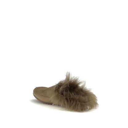 Pedro García Beige Rubber Mules Pedro García