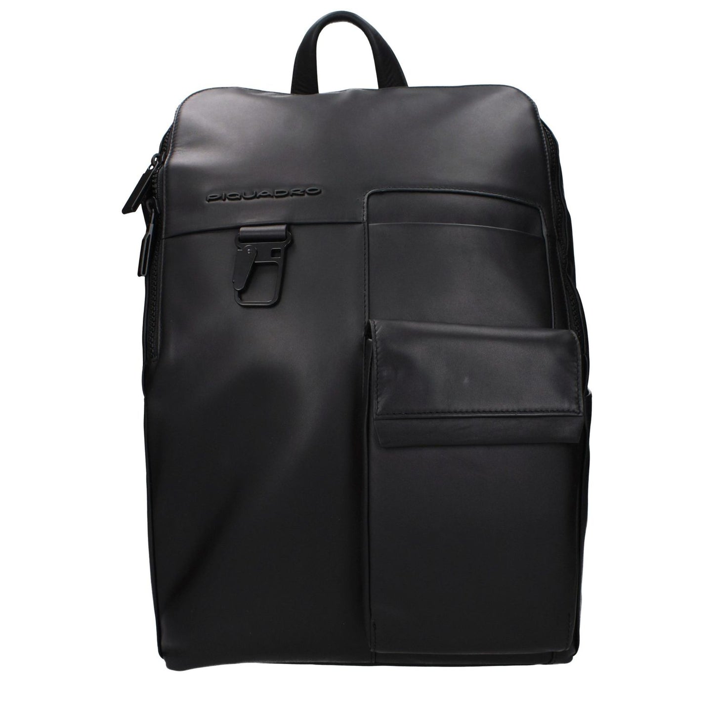 Piquadro Black Leather Backpack 1728,75667636384,Backpacks - Bags,Bags,Black,Men,New with tags,Piquadro