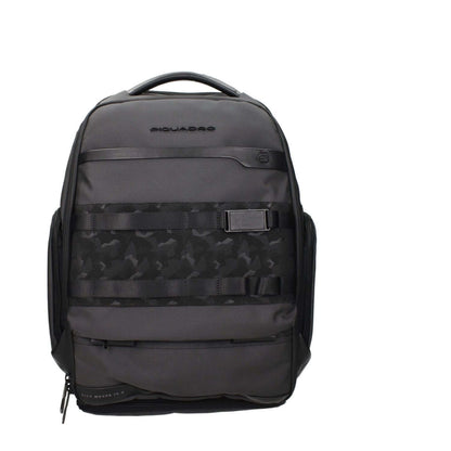 Piquadro Gray Fabric Backpack 1728,75667636384,Backpacks - Bags,Bags,Gray,Men,New with tags,Piquadro