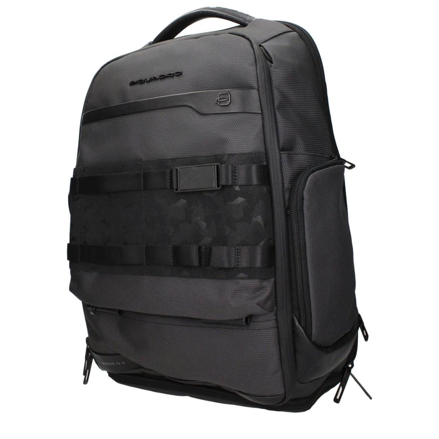 Piquadro Gray Fabric Backpack 1728,75667636384,Backpacks - Bags,Bags,Gray,Men,New with tags,Piquadro