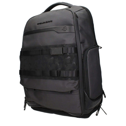 Piquadro Gray Fabric Backpack 1728,75667636384,Backpacks - Bags,Bags,Gray,Men,New with tags,Piquadro