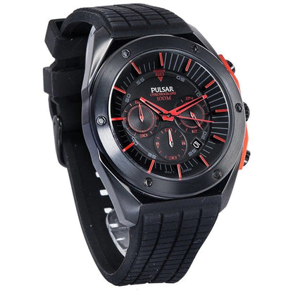Pulsar Black Rubber Sport Watch Pulsar