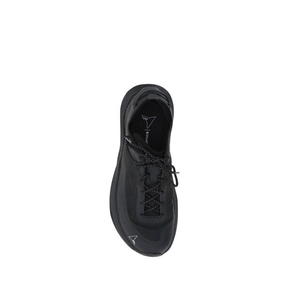 ROA Black Rubber Athletic Sneakers ROA