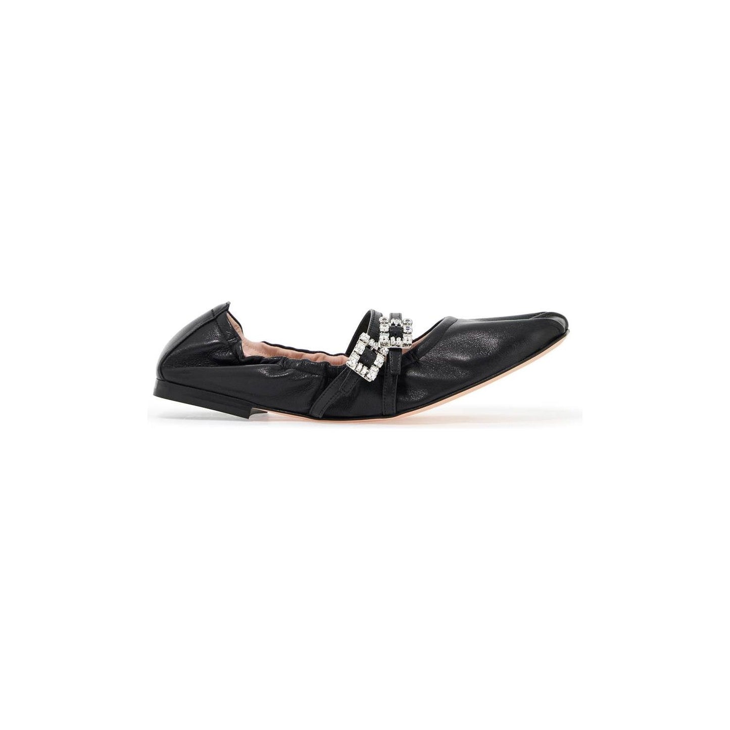 Roger Vivier "nappa ballet flats with strass buck Flat Shoes Roger Vivier