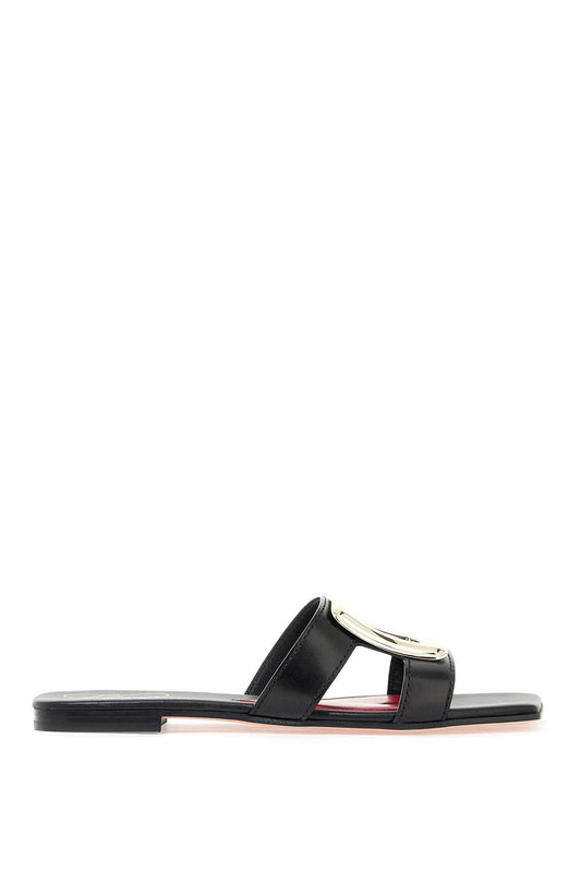 Roger Vivier "viv' smooth leather mules for women