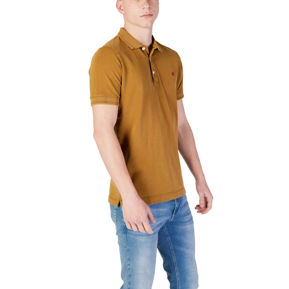 Replay Bronze Cotton Polo Shirt Replay