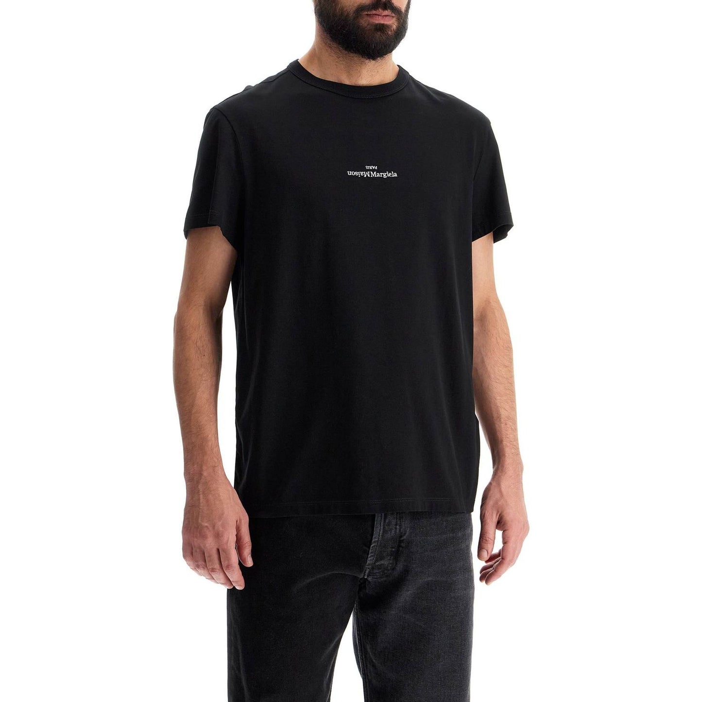 Maison Margiela 'reverse logo t-shirt with Topwear Maison Margiela