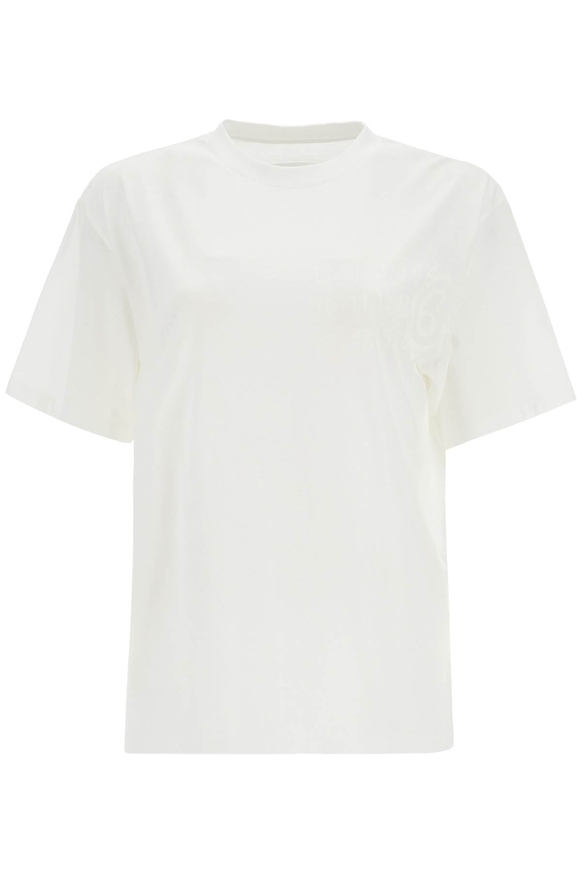 MM6 Maison Margiela numeric logo t-shirt Topwear MM6 Maison Margiela