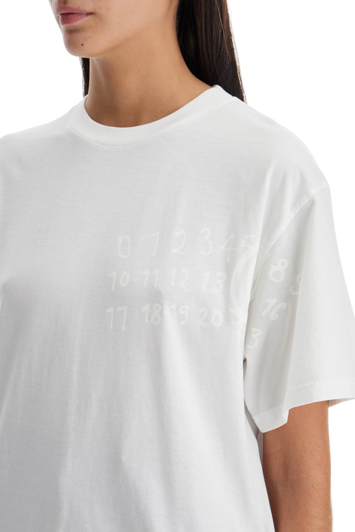 MM6 Maison Margiela numeric logo t-shirt Topwear MM6 Maison Margiela