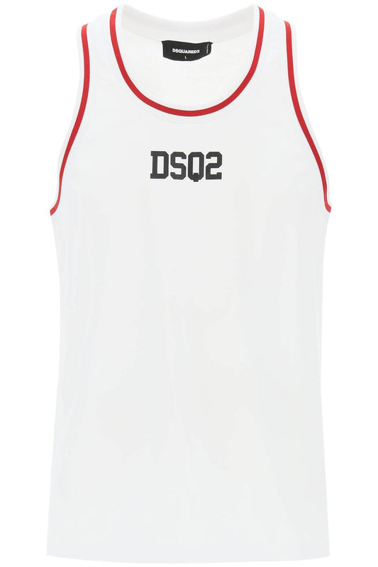 Dsquared2 "cotton dsq2 cool tank