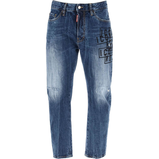 Dsquared2 "dark wash icon stamps bro jeans in Jeans Dsquared2