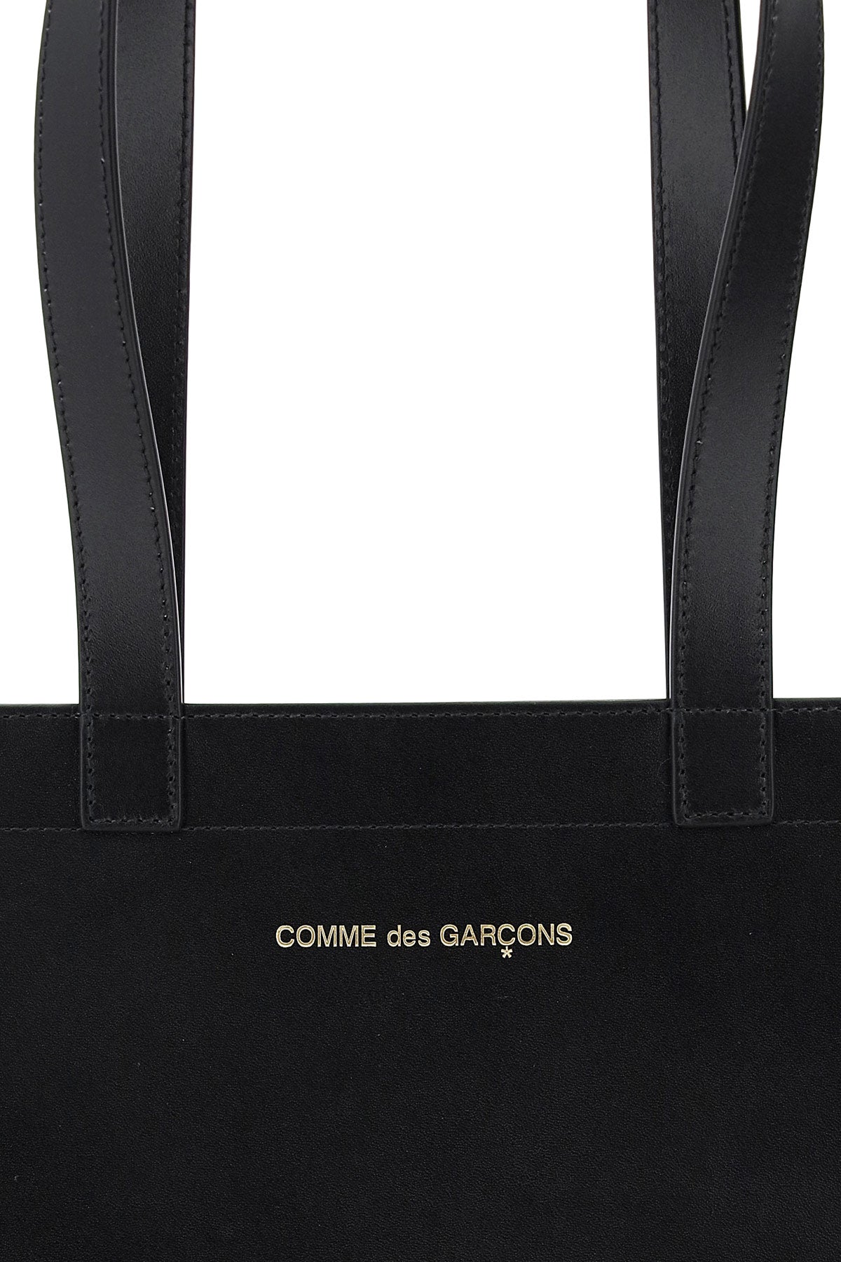 Comme Des Garcons Wallet leather tote bag with logo Shopper Comme Des Garcons Wallet